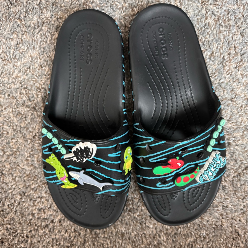 Crocs slippers size 9